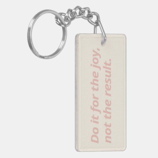 Dubbelzijdige Motivatie Sleutelhanger – Roze & Gro (Voorkant Links)