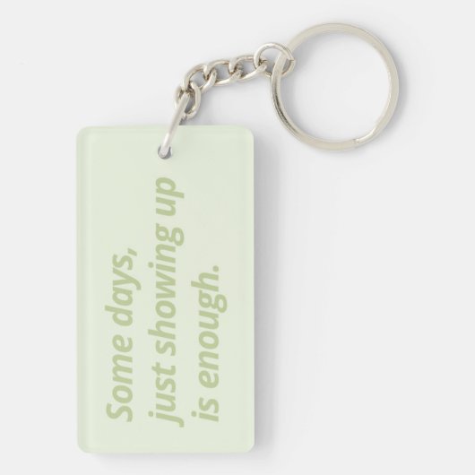 Dubbelzijdige Motivatie Sleutelhanger – Roze & Gro (achterkant)