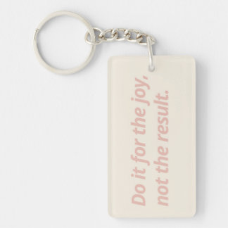 Dubbelzijdige Motivatie Sleutelhanger – Roze & Gro
