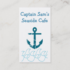 Dubbelzijdige oceaan en verankerd visitekaartje