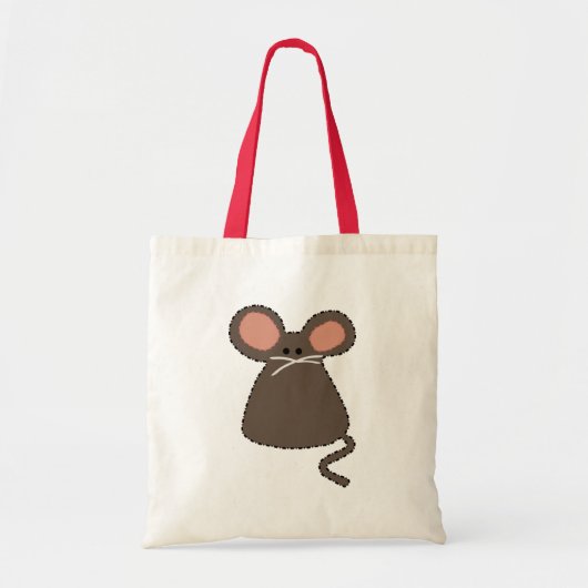 dubbelzijdige oplaadbare muis tote bag (Voorkant)