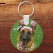 Dubbelzijdige Pet Photo Memorial Sleutelhanger (Voorkant)