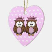 dubbelzijdige princse keramisch ornament (Links)