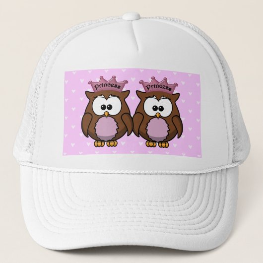 dubbelzijdige princse trucker pet (Voorkant)
