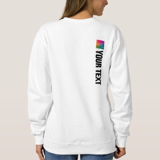  dubbelzijdige print Dames Modern Trui (Achterkant)