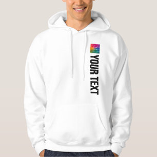 Dubbelzijdige print Mannen moderne elegante Sjablo Hoodie