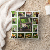 Dubbelzijdige Red Panda Photo Template Cushion Kussen (Deken)
