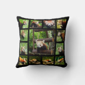 Dubbelzijdige Red Panda Photo Template Cushion Kussen (Achterkant)