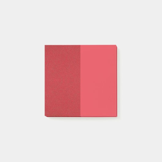 Dubbelzijdige rode getextureerde vierkante Post-it Post-it® Notes (Voorkant)