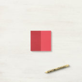 Dubbelzijdige rode getextureerde vierkante Post-it Post-it® Notes (Op bureau)
