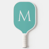 dubbelzijdige Sjabloon Monogram Naam Pickleball Paddle (Voorkant)