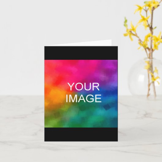 Dubbelzijdige Sjabloon voor Afbeeldingen Heren Bas (Gele Bloem)