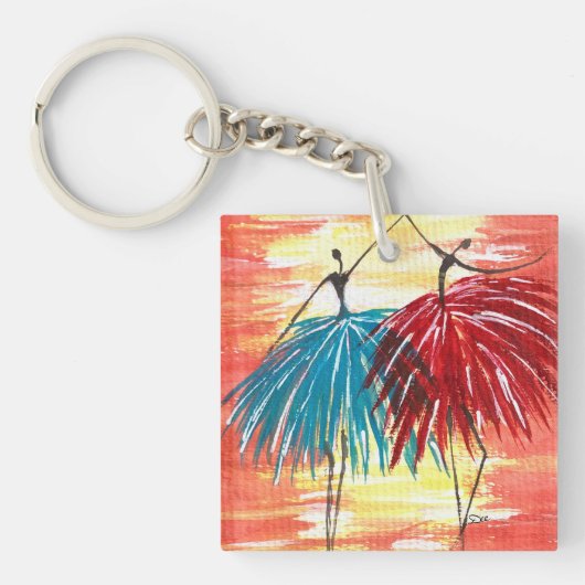 Dubbelzijdige Sleutelhanger met drukknop (Voorkant)