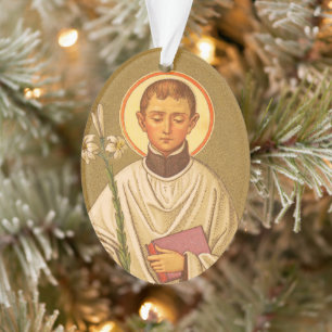 Dubbelzijdige St. Aloysius (PM 01) Acryl Ornament