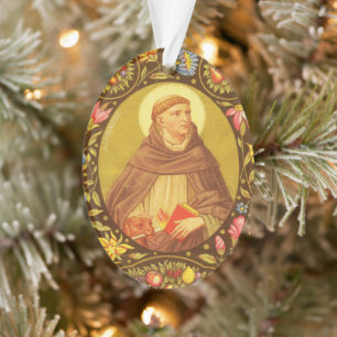 Dubbelzijdige St. Dominic de Guzman (PM 02) Acryl Ornament