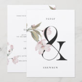 dubbelzijdige uitnodigingskaart kaart (Voorkant / Achterkant)