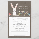 Dubbelzijdige voorspelling van een klein Bunny-Bab (Voorkant)