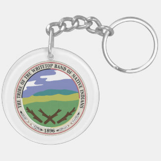 Dubbelzijdige whitetopzegel Sleutelhanger