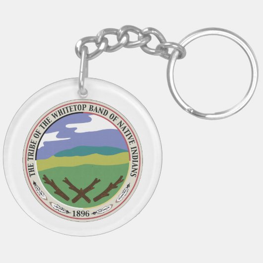 Dubbelzijdige whitetopzegel Sleutelhanger (Achterkant Rechts)