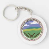 Dubbelzijdige whitetopzegel Sleutelhanger (Voorkant)