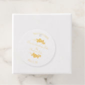 Dubbelzijdige Wildbloemen bruiloft dank u Bedankjes Labels (Met doos)