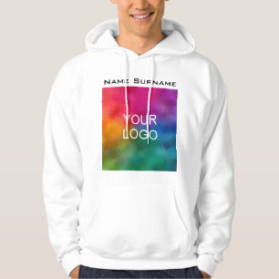 Dubbelzijdige zakelijke Logo van Mannen Hoodie
