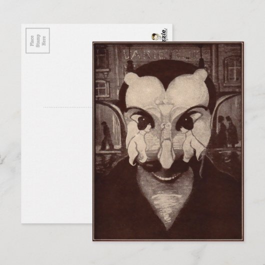  dubbelzinnig duivelBriefkaart Briefkaart (Voorkant / Achterkant)