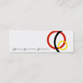 Dubber-oproepkaart Contactkaartje (Achterkant)