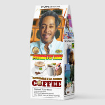 DUBBMASTER CHRIS Coffee, 12oz Bag, Dark Roast,