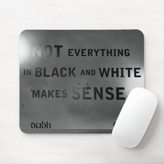 Dubh & Bán Mousepad Muismat (Met muis)