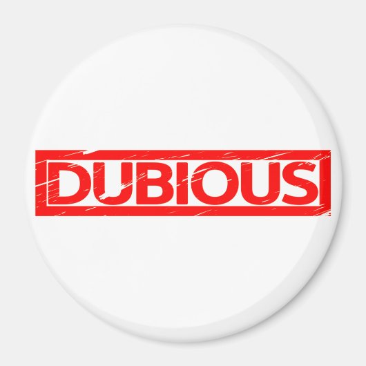 Dubieuze stempel magneet (Voorkant)