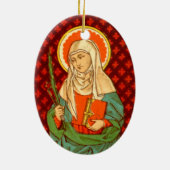 Duble Image St. Apollonia (VVP 001) Keramisch Ornament (Achterkant)