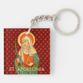 Duble Image St. Apollonia (VVP 001) Sleutelhanger (Achterkant)