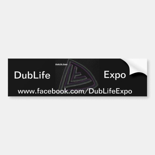 DubLife Expo-Bumpersticker Bumpersticker (Voorkant)