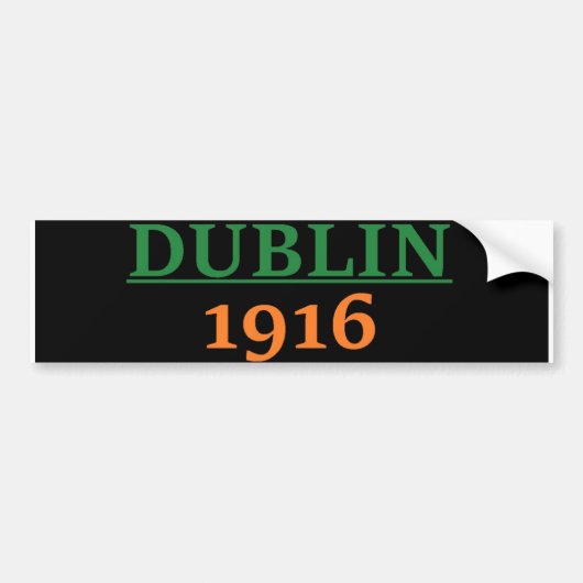 Dublin 1916 bumpersticker (Voorkant)