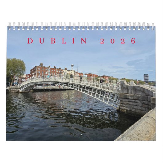 Dublin 2026 calendar kalender (Hoes)