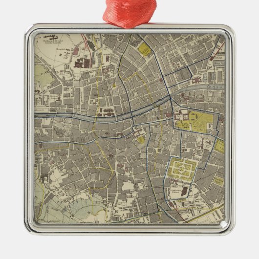 Dublin 2 metalen ornament (Voorkant)