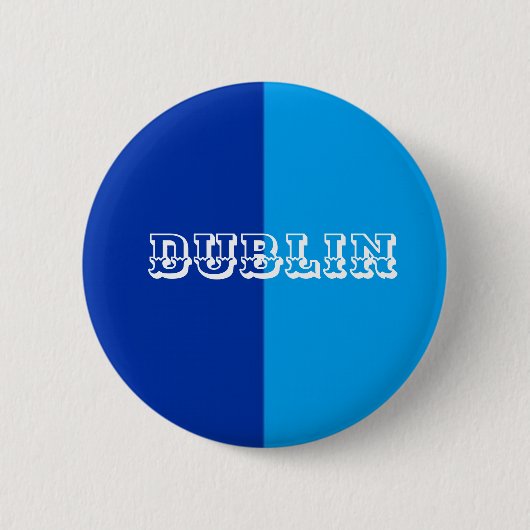 Dublin Badge Ronde Button 5,7 Cm (Voorkant)