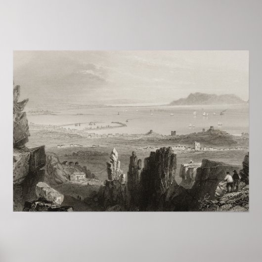 Dublin Bay uit Kingstown Quarries Poster (Voorkant)