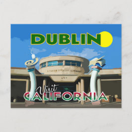 Dublin, bezoek Californië Briefkaart