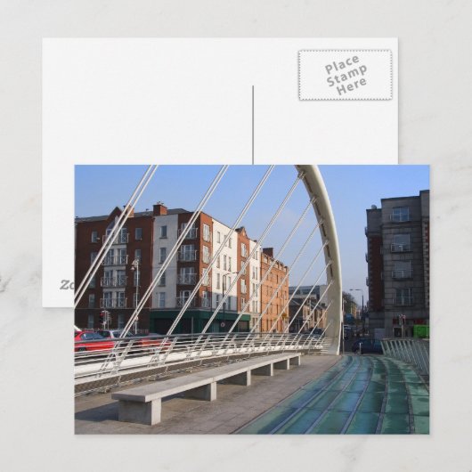 Dublin Bridge Briefkaart (Voorkant / Achterkant)