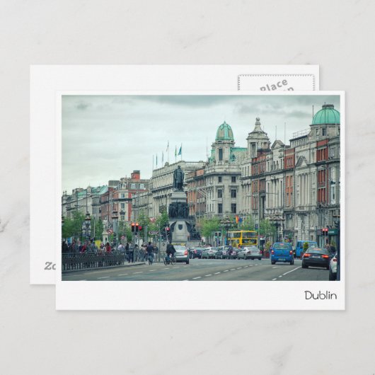 Dublin Briefkaart (Voorkant / Achterkant)