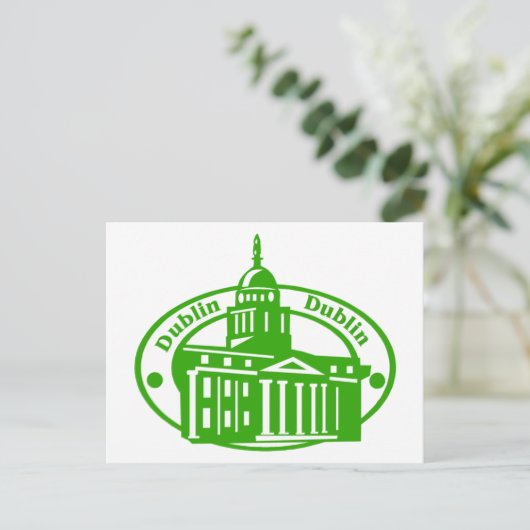 dublin briefkaart (Staand voorkant)