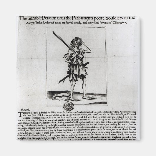 Dublin Broadsheet, 1647 Magneet (Voorkant)