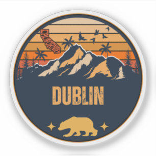 Dublin, Californië Sticker