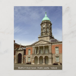 Dublin Castle - Bedford klokkentoren, Ierland Briefkaart