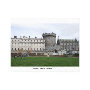 Dublin Castle, Ierland Canvas Afdruk