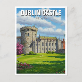 Dublin Castle Ierland Reizen Briefkaart