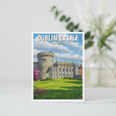 Dublin Castle Ierland Reizen Briefkaart (Staand voorkant)
