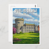 Dublin Castle Ierland Reizen Briefkaart (Voorkant / Achterkant)